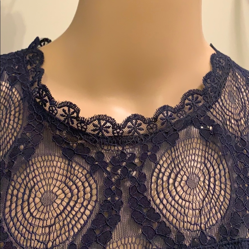 Beautiful Lace Overlay Dress - Picture 3 of 8